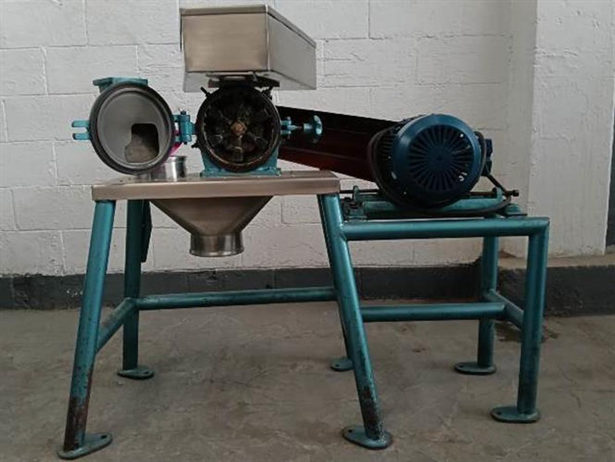 Used Pulvex model 200 carbon steel hammer mill
