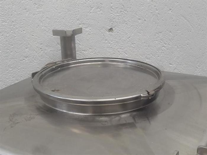 Used Stainless steel 132 gallon bin container.