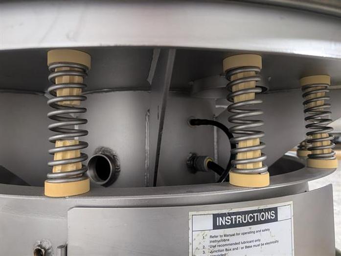 Used Sweco model XS48Y86 48" diameter  single deck sifter