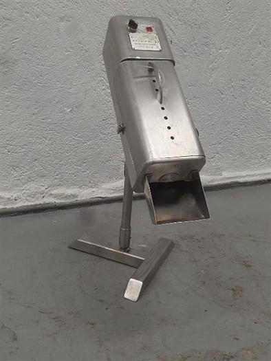 Used BWI Manesty stainless steel table deduster.