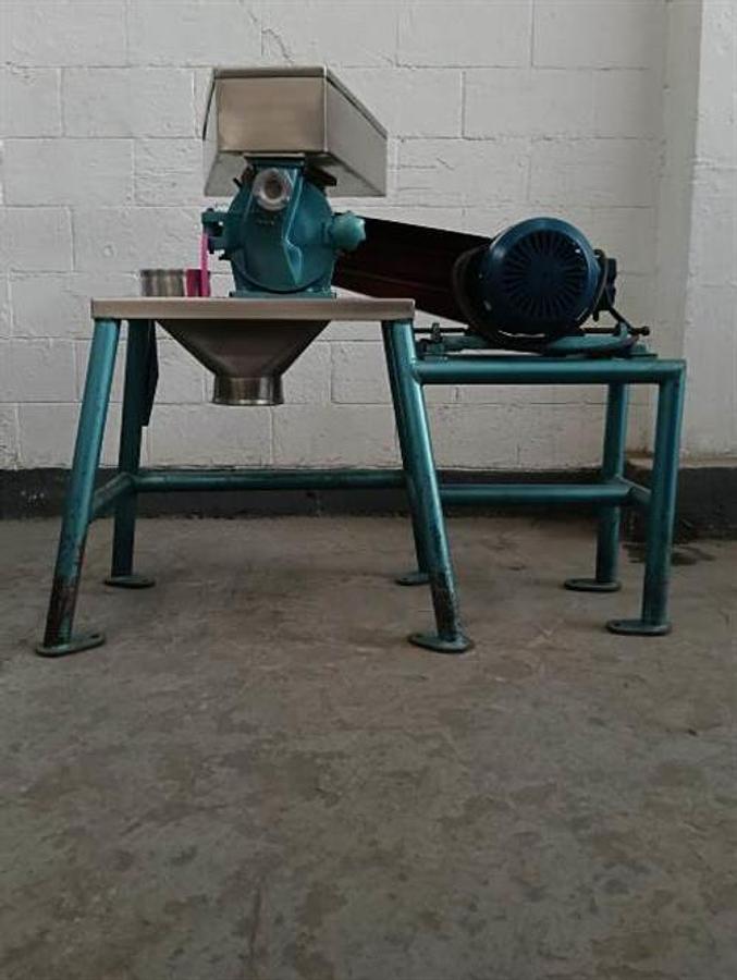 Used Pulvex model 200 carbon steel hammer mill