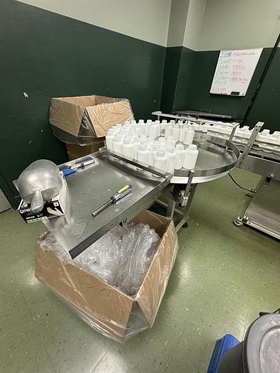 Used Pharmafill Model TC3 automatic dual lane tablet/capsule filling line
