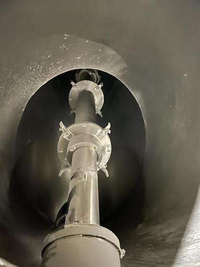 Used 10 Cu Ft SS V blender with liquid/solids bar