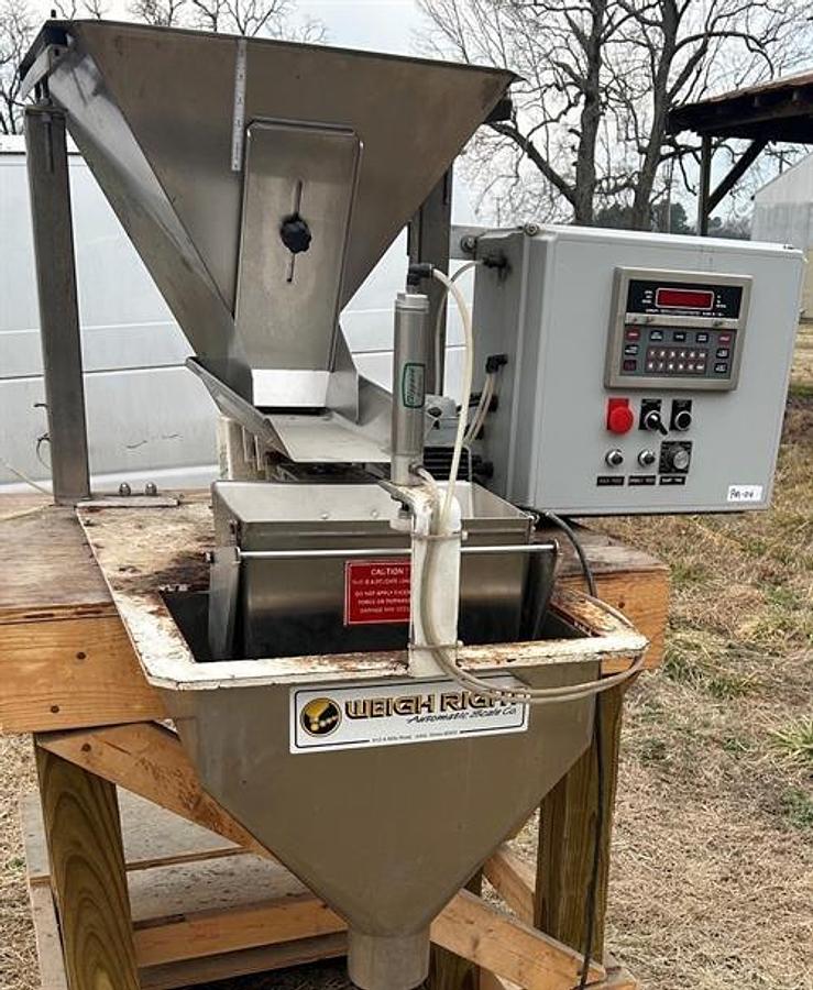 Used Weigh Rite model PMB-1E Table Top Single Head Net Weigher