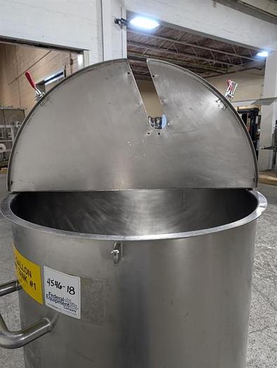 Used 75 gallon stainless steel tank