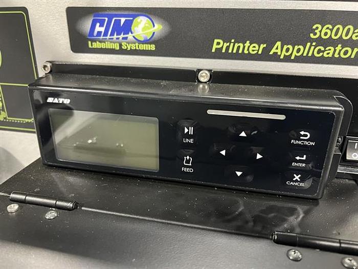 Used CTM Labeling Systems Model 3600a-AB-S84ex Print & Apply Labeler