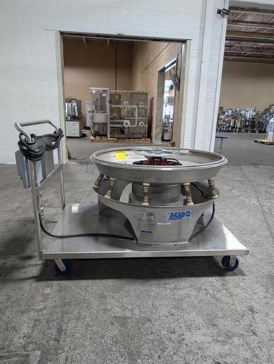 Usado Sweco model MX48Y686EPP4SDSETLWC  48" diameter single deck sifter (base only)