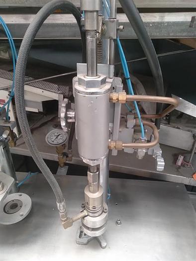 Used JG Machine Works Semi-automatic Aerosol Filling Line