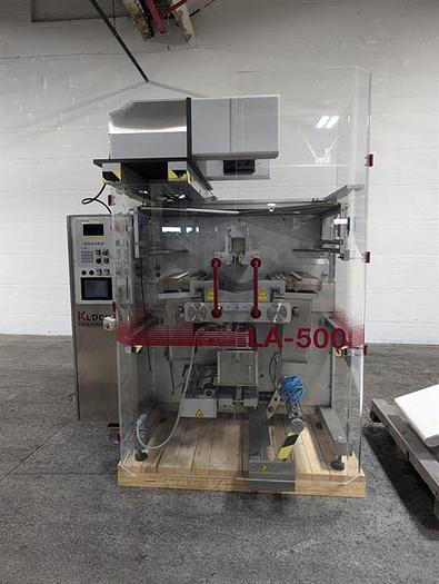 Used Klockner model LA-500 vertical strip packager