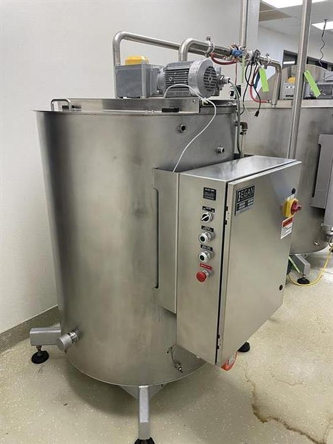 Used Egan 1500-lb Stainless Steel Chocolate Tank