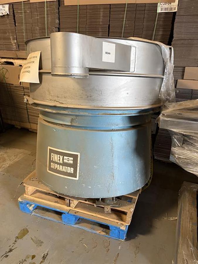 Used Russel Finex 48" Diameter Single Deck Sifter