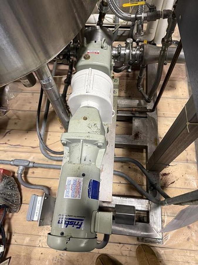 Used (2) AB Process 150 Gallon SS jacketed & Agitated Tanks