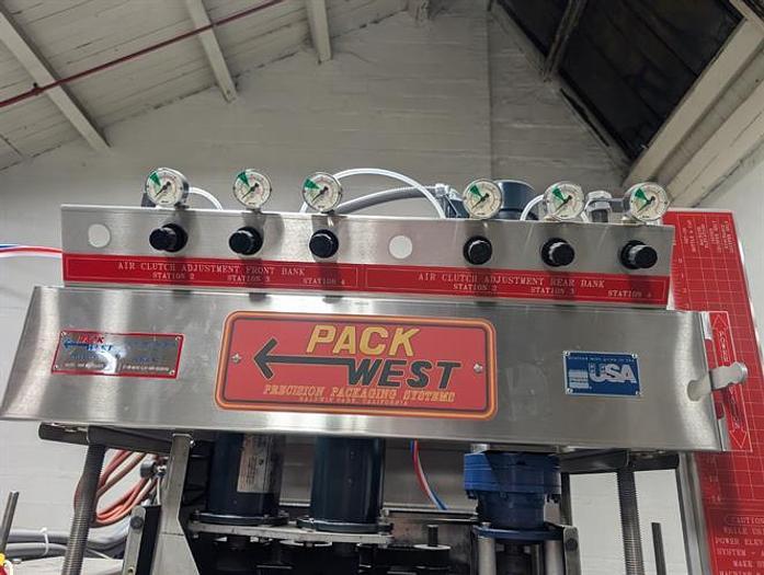 Used Pack West Auto 200 8 spindle capper