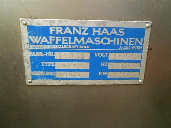 Used Haas 80 Plate Wafer Oven Complete Wafer Line