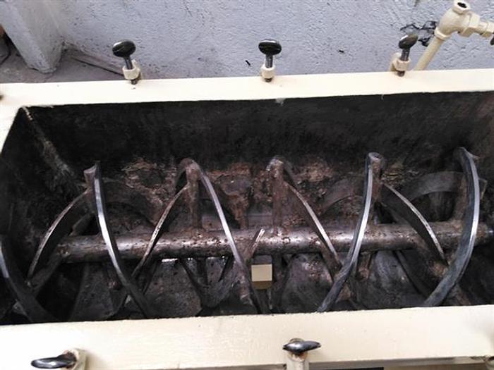 Used 3 Cubic Foot Double ribbon blender