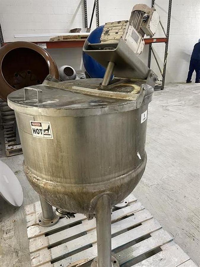 Used Lee 60 Gallon Stainless Steel Cooking & Mixing Kettle