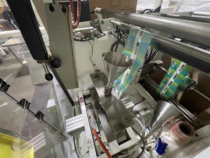 Used General Form, Fill and Seal Machine with Volumetric Cup Filler