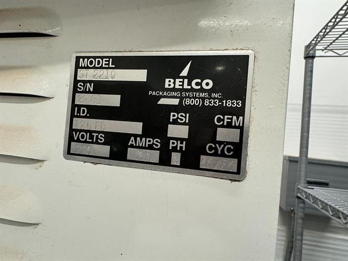 Used Belco model ST 2210 shrink tunnel