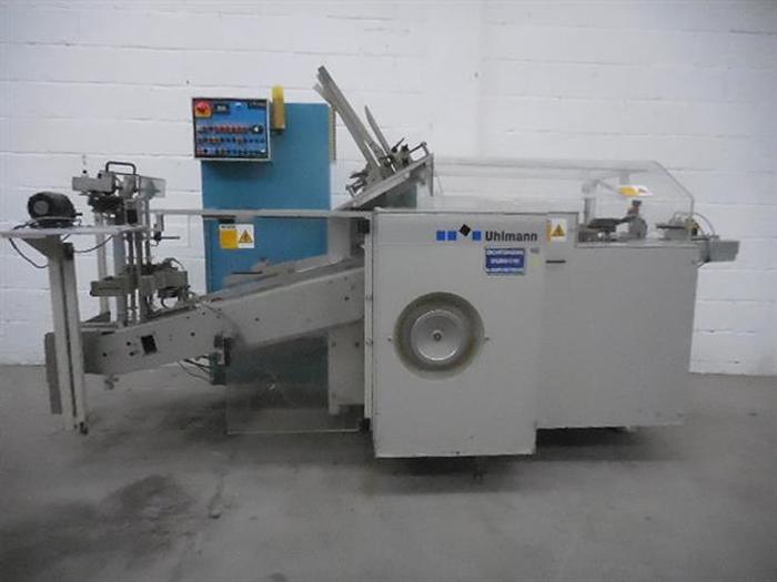 Used Uhlmann model C100 horizontal cartoner.