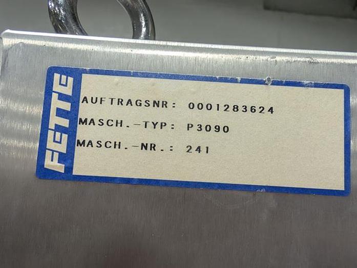 Used Fette model 3090 P 3090 C 61 station tablet press