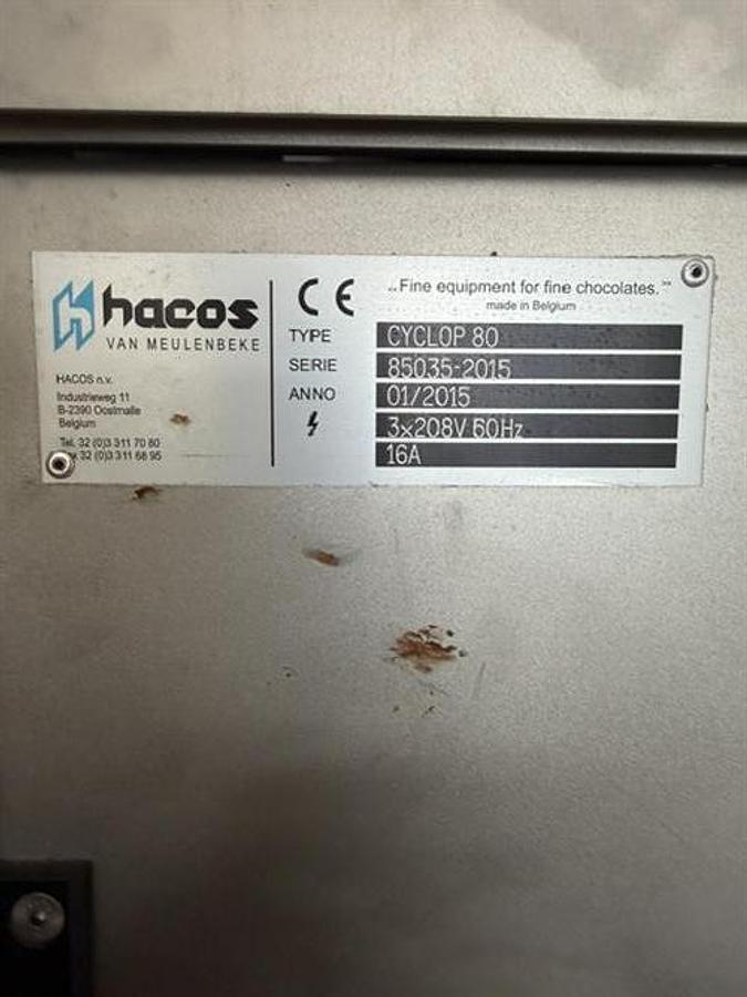 Used Hacos Cyclop 80 Tempering Unit