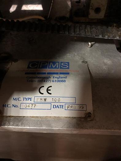 Used CPMS FBW-100 Bunch Wrapper with Automatic Feeder