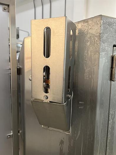 Used Patterson Kelley Buflovak 1 Cu Ft stainless steel V Blender with intensifier bar