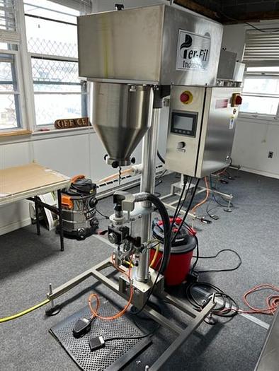 Used Per-Fil model MF micro auger filler