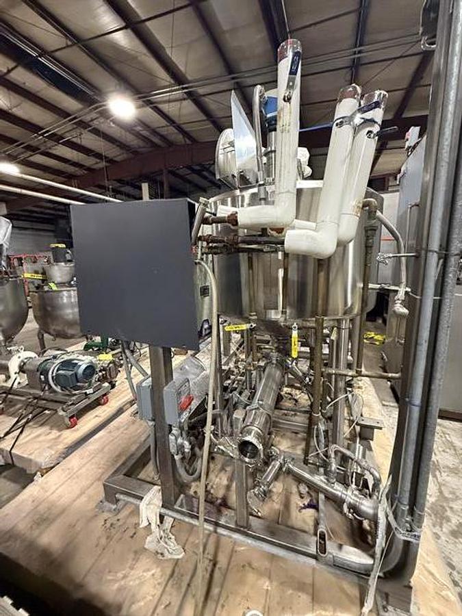 Used AB Process 150 Gallon SS jacketed and Mixing Kettle