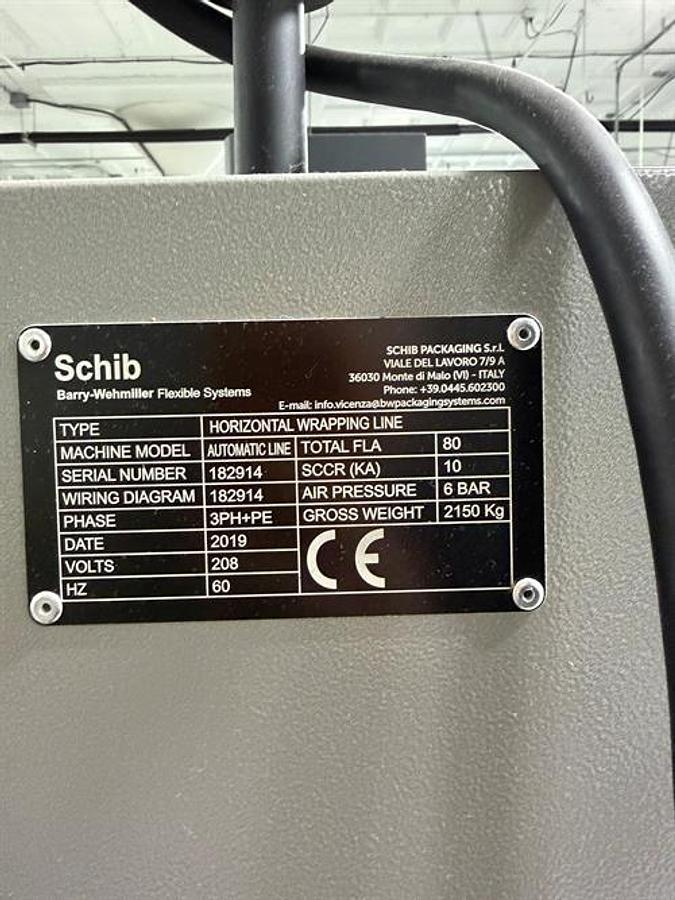 Used Schib High Speed Horizontal Flow Wrapper