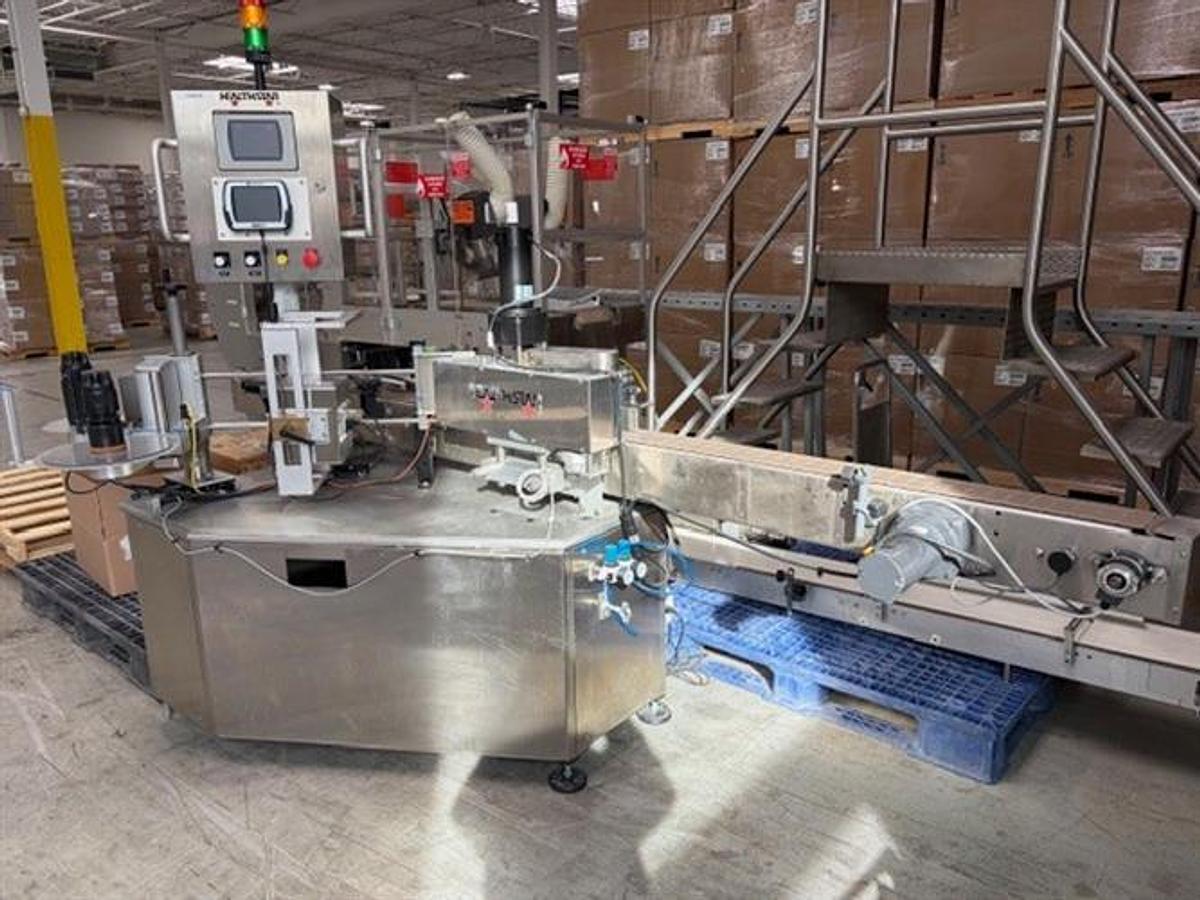 Used Aesus Model H400 P16R Wraparound Labeler