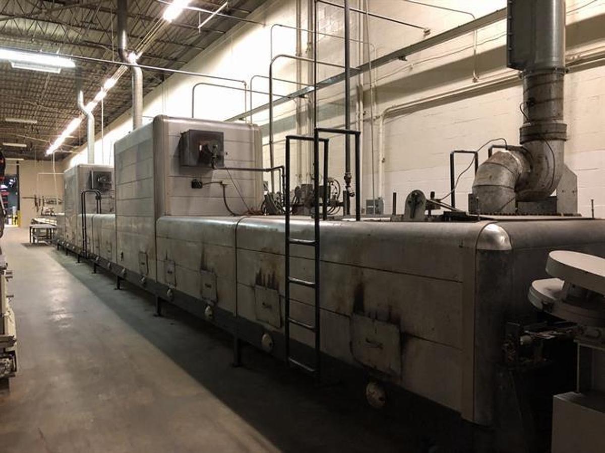 Used Werner Lehara 1- Meter Double Oven Line for Biscotti/Macaroons