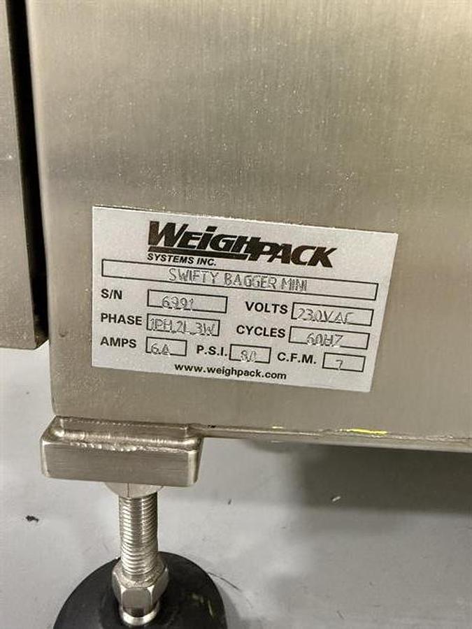 Used Weighpack Swify Bagger Mini Stand Up Pouch Line
