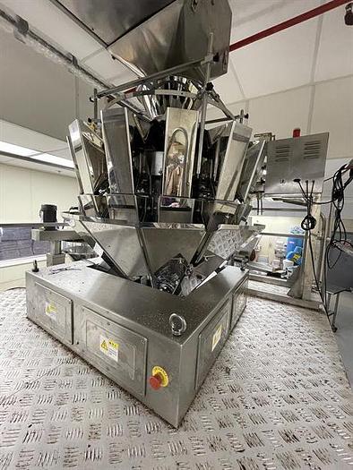 Used Inspire Pack HFS-210Z Pre-made Pouch Line with Rotary Scale & Auger
