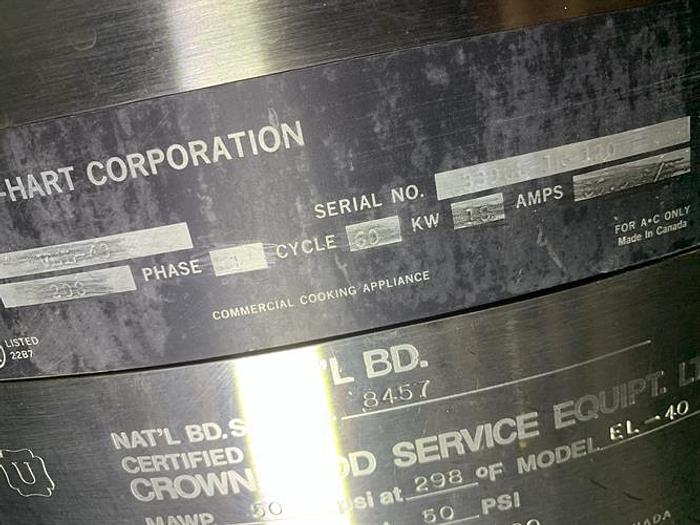 Used Vulcan-Hart 40 Gallon SS Electric Kettle