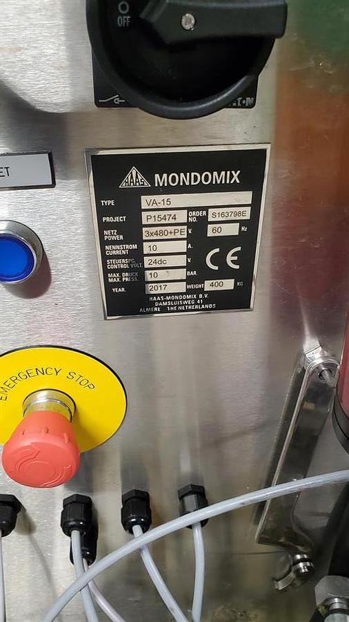Used Mondomix Model VA-15 Continuous Mixer
