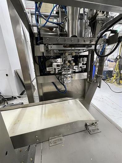 Used BairesPack Pre-made Doy Pouch Machine with 4-lane Linear Scale