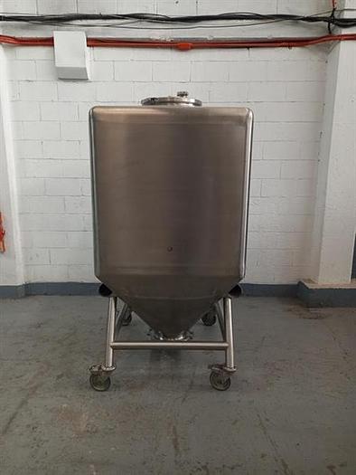 Used Stainless steel 264 gallon bin mixer