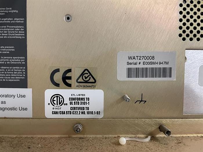 Used (2) Alliance HPLC with 2695 Separations Module and 2996 Photodiode Array Detector with one PC with software