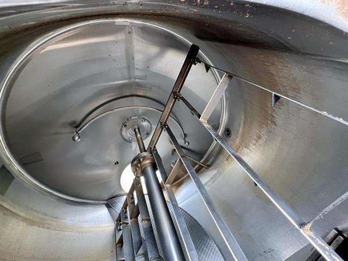 Used Silver State Stainless Brew Tank, 30 Barrel Mash Tun Cap1800 Gallon SS Mix Tank