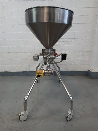 Used Kulip stainless steel model VD 1000-1 pneumatic piston filler