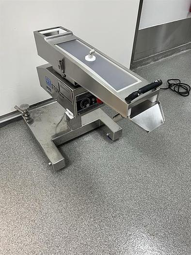 Used DT Industries Stokes model 623-1 stainless steel vibratory tablet deduster