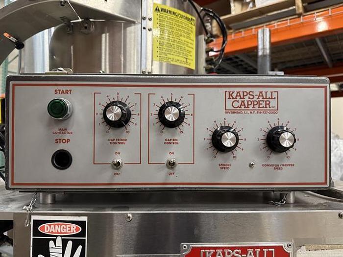 Used Kaps-All model E 4 spindle capper