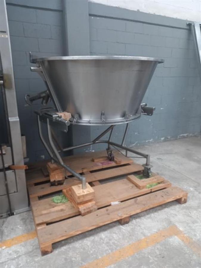 Used Vector Freund stainless steel fluid bed dryer