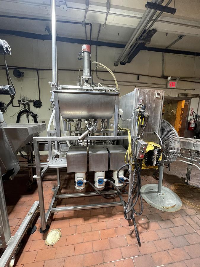Used Fluid Packaging Solutions 3 Pump Filler