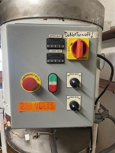 Used Tinsley 200/200 lb Over and Under Chocolate Melter