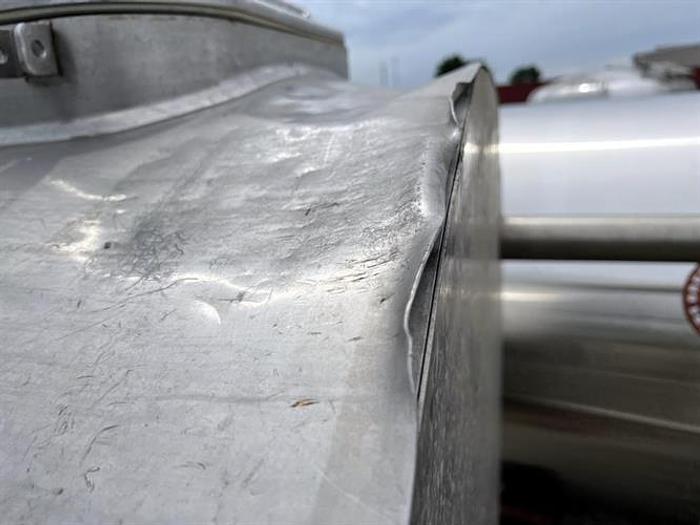 Used Silver State Stainless Brew Tank, 30 Barrel Mash Tun Cap1800 Gallon SS Mix Tank