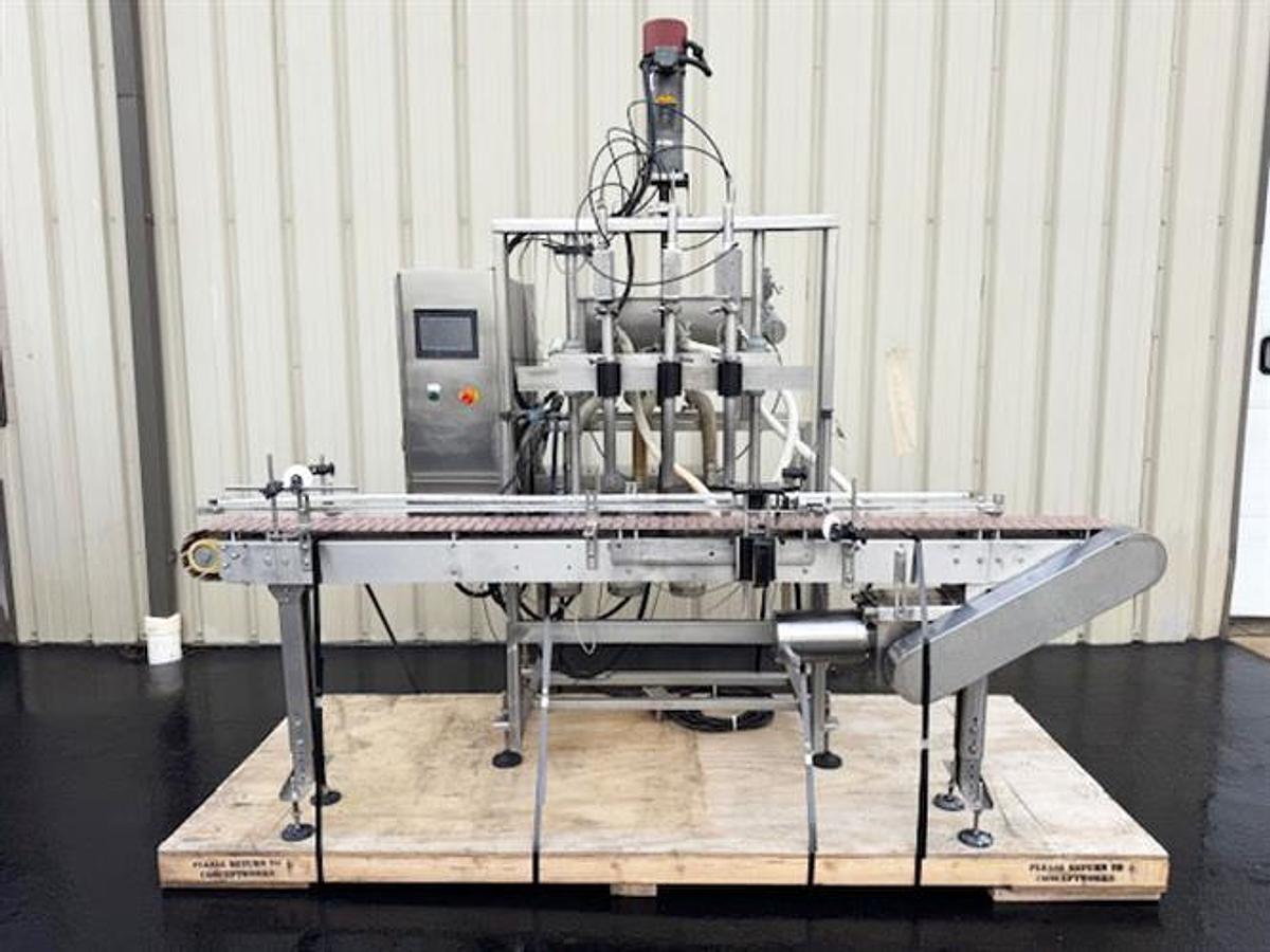 Used Fluid Packaging Solutions 3 Pump Filler