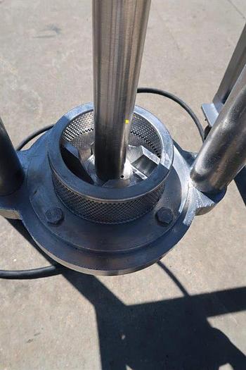 Used Silverson 25 HP Stainless Steel High Shear Homogenizing Mixer