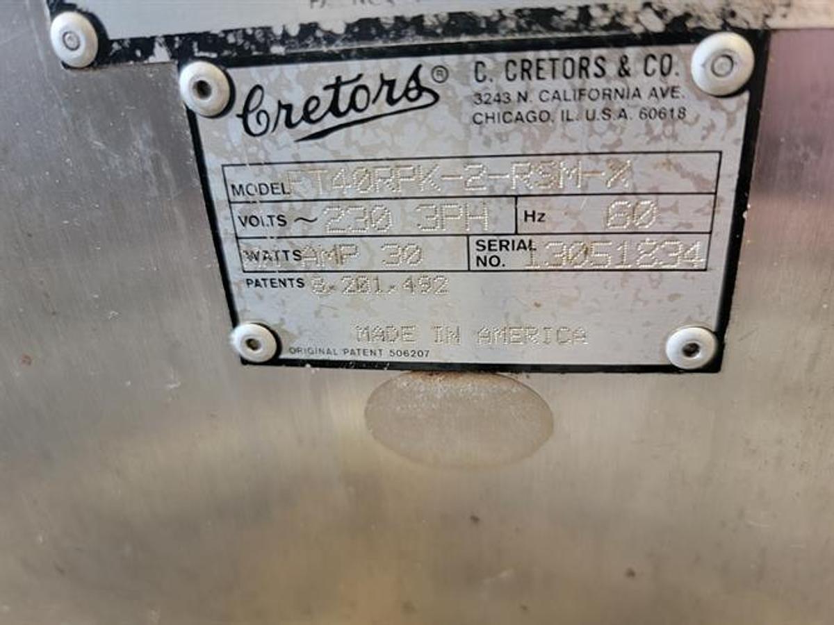 Used Cretors FT40RPK-2-RSM-X Popcorn Popper